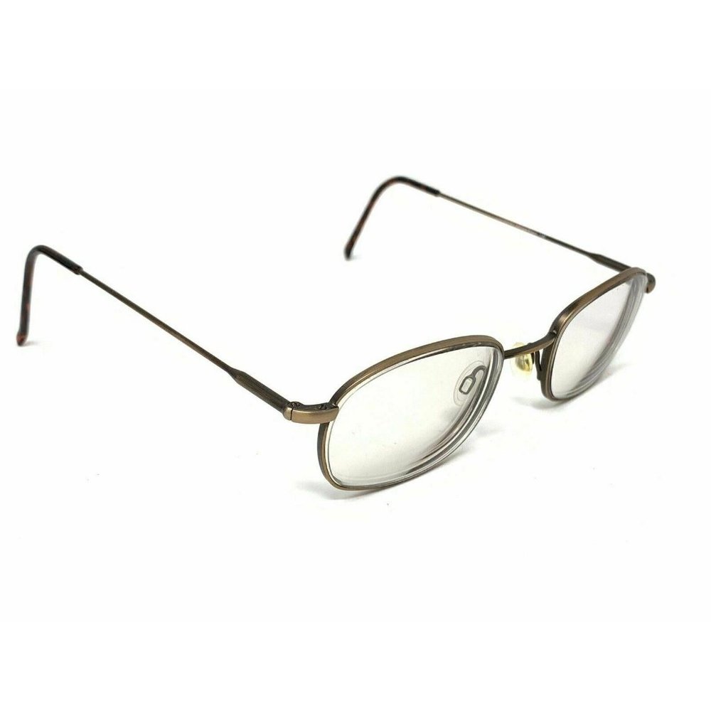 Marchon Superthin 47 Eyeglasses Frames Antique Br… - image 4
